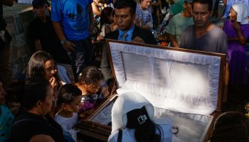 Funeral and burial of a Salvadoran Migrant who deceased in Mexico