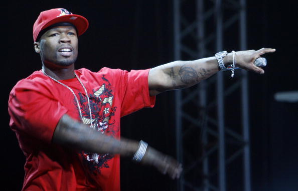 US rapper 50 Cents (Curtis James Jackson