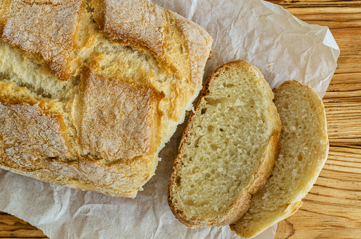 Loaf of fresh sliced bread