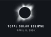 Total Solar Eclipse 2024 event web banner design template